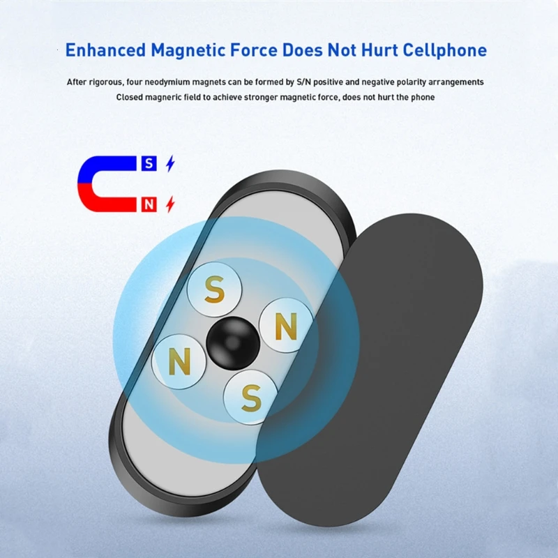 

Магнитный автомобильный держатель для телефона приборная панель Магнитная подставка 360 градусов держатель руля 24BB