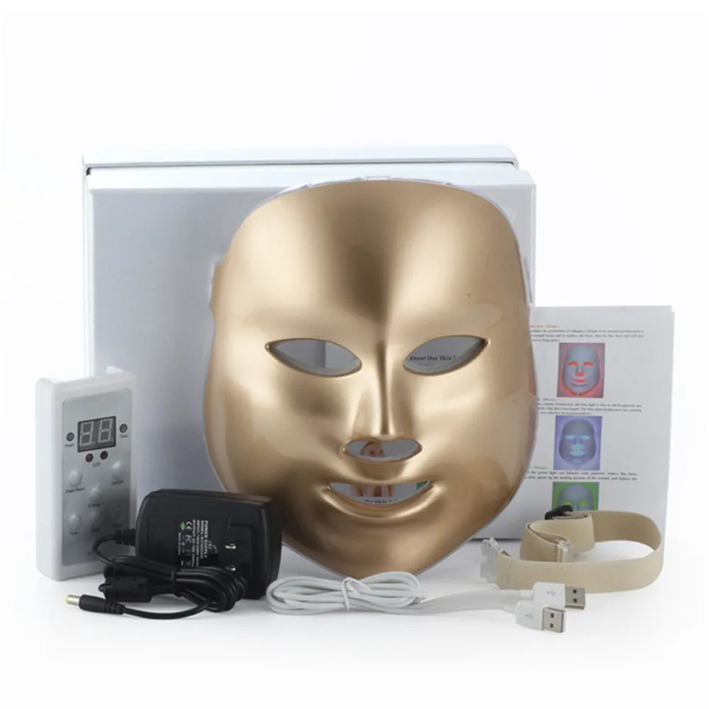 New Beauty Products LED Mask 3/7 Color Photon Electric Anti Wrinkle Acne Removal Face Skin Rejuvenation Beauty Apparatus