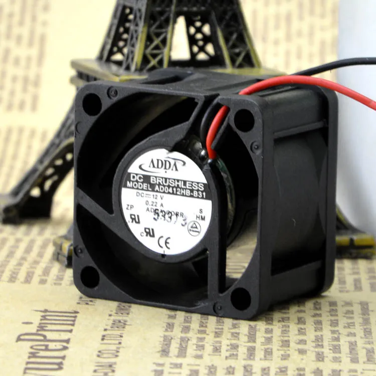 Adda 4028 AD0412HB-B31 12V 0.22A 4CM 1U Вентилятор охлаждения шарикового шасси