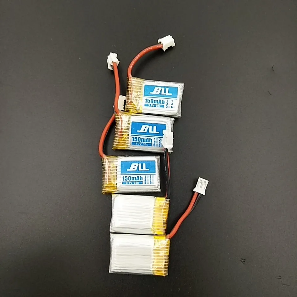 3,7 в 1S литий-полимерный аккумулятор 150 мАч 30C для H36 E010 E010C E013 65 мм комплект рамок двигателя для дрона 615 Сделай Сам FPV Indutrix запасные части