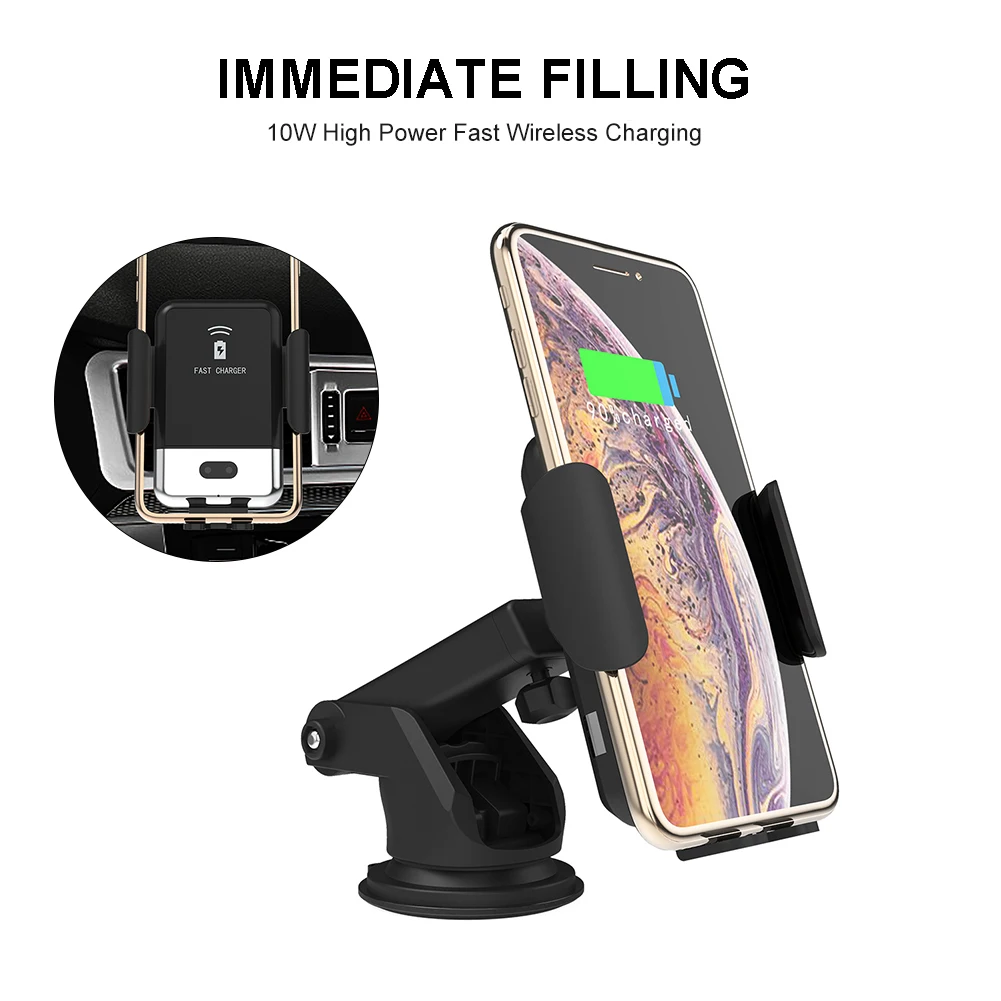 Держатель для телефона автоматическое беспроводное автомобильное зарядное
