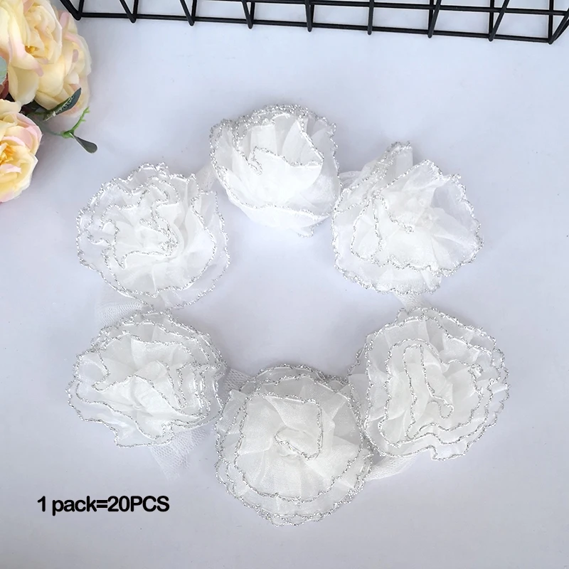 E 8cm 20PCS 1 упаковка 3-7 см Вышивка бисером кружево Аппликация ручной работы DIY Патчи аксессуары лоскутное рукоделие швейная ткань паста 504 - Цвет: E 8cm 20PCS