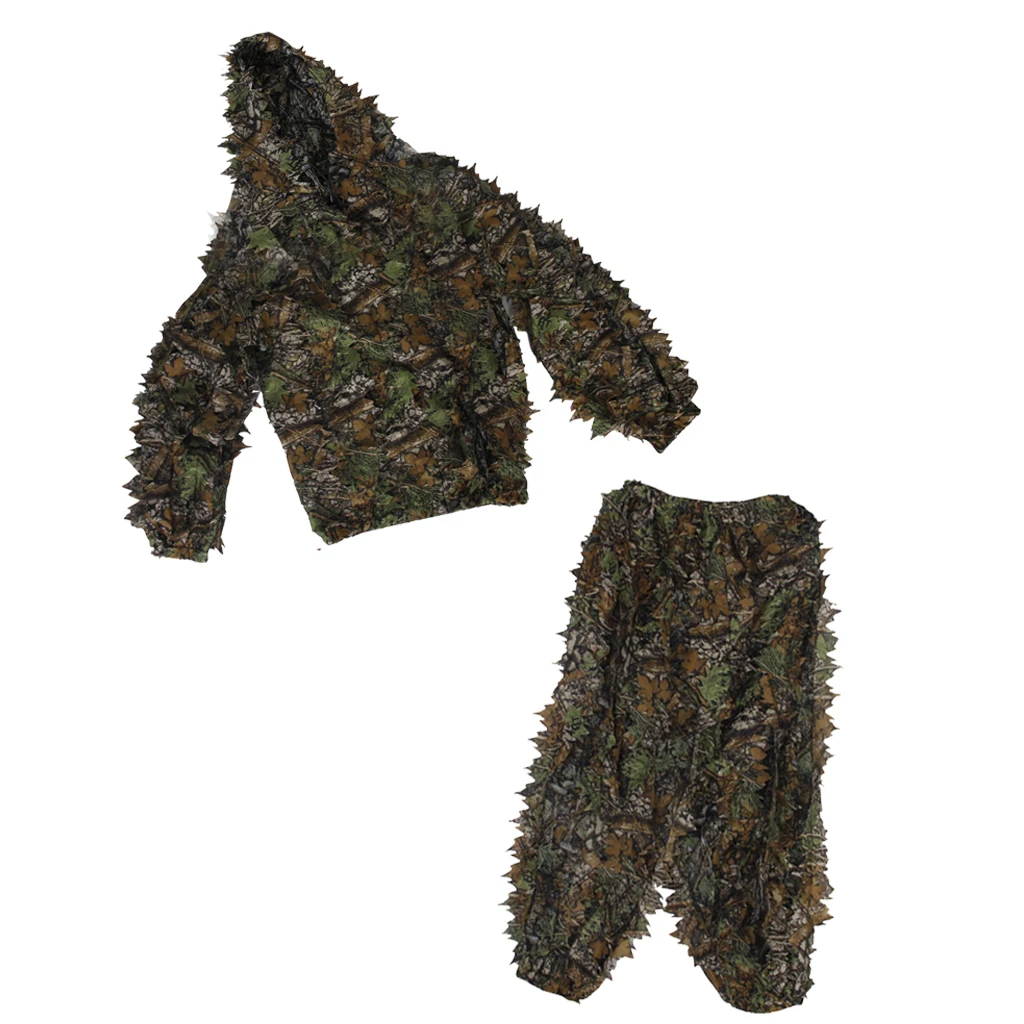 

Military Hunting Camo 3D Camouflage Ghillie Bionic Training Suit