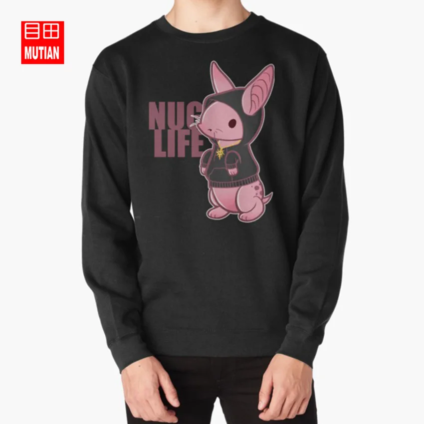 Толстовка с капюшоном Nug Life драконом | Мужская одежда