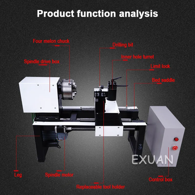Токарный станок с ЧПУ Двойной резак для обработки бусин Гравировальный аппарат