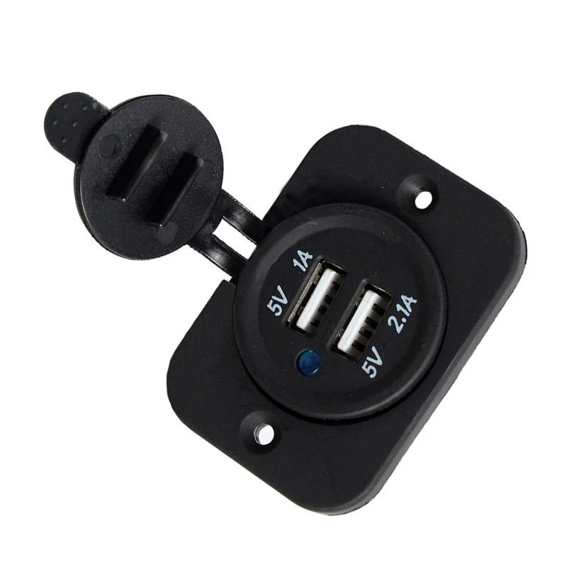 12V/24V Fast Dual USB Car Cigarette Lighter Socket Motorcycle Tractor Boat Plug | Мобильные телефоны и аксессуары