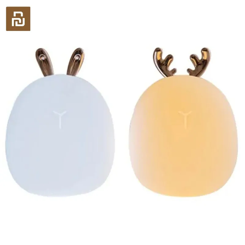 MI Mijia кооперированный бренд 3 жизни Светодиодный Ночник L USB зарядка мультфильм