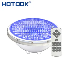 Светодиодный прожектор HOTOOK RGB PAR56, IP68, для плавания, водонепроницаемый светильник для бассейна, 12 В, 24 В, 18 Вт, 24 Вт, 35 Вт, лампочка для фонтана, заливаемый прожектор для пруда