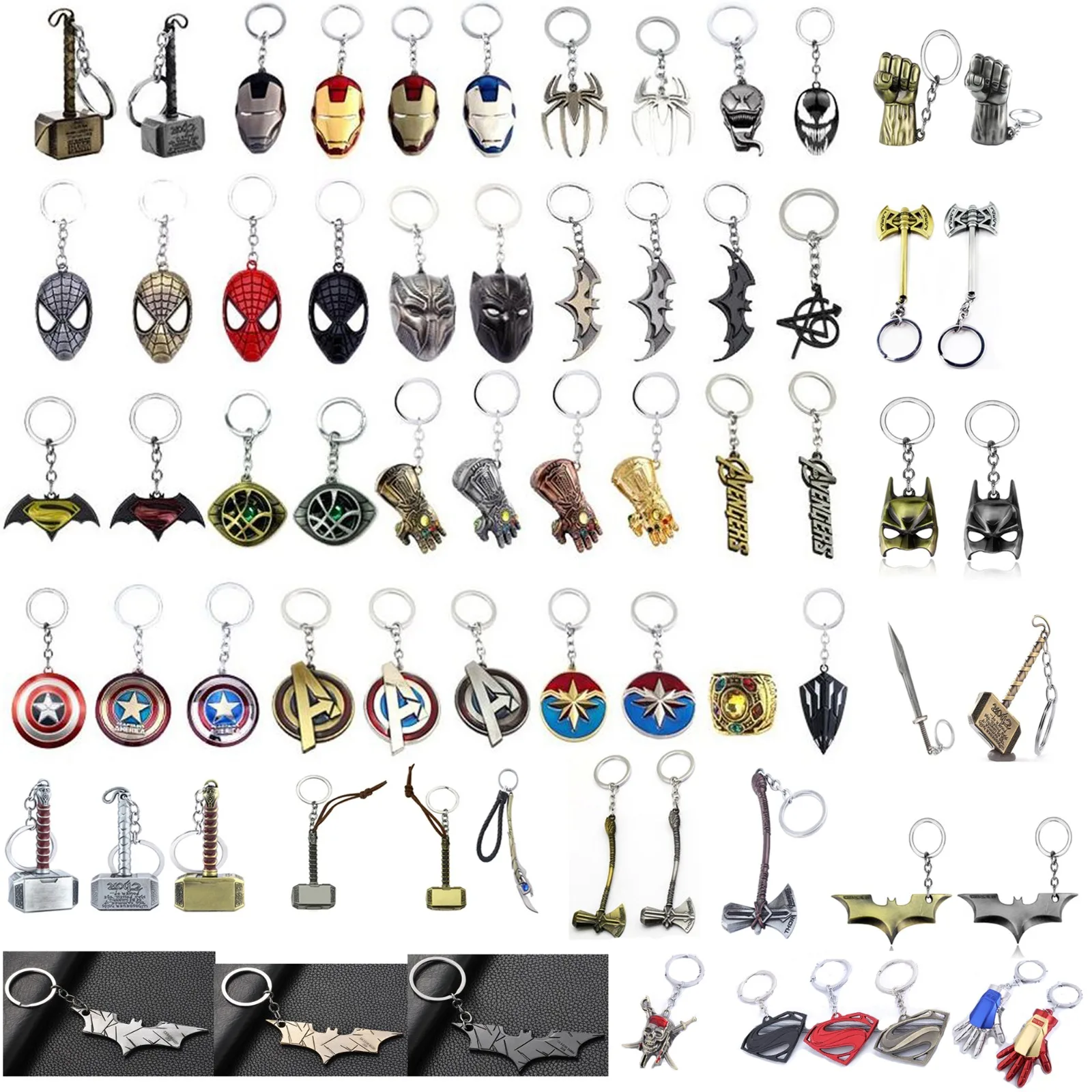 Молот Тора Мстители брелок Супергерои Марвел Подвесные брелки для ключей с