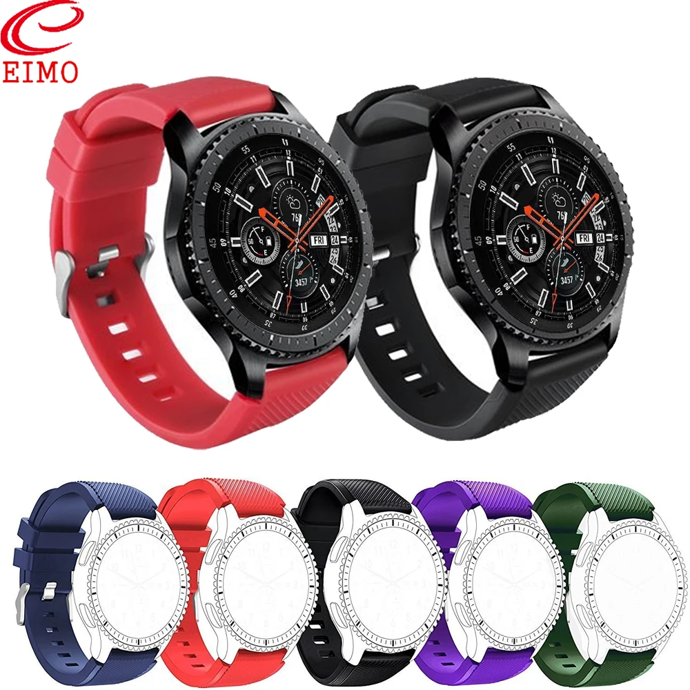 EIMO Galaxy watch 46 мм для samsung gear S3 Frontier Galaxy watch active 2 42 мм S2 huawei watch gt ремешок 22 мм ремешок браслет