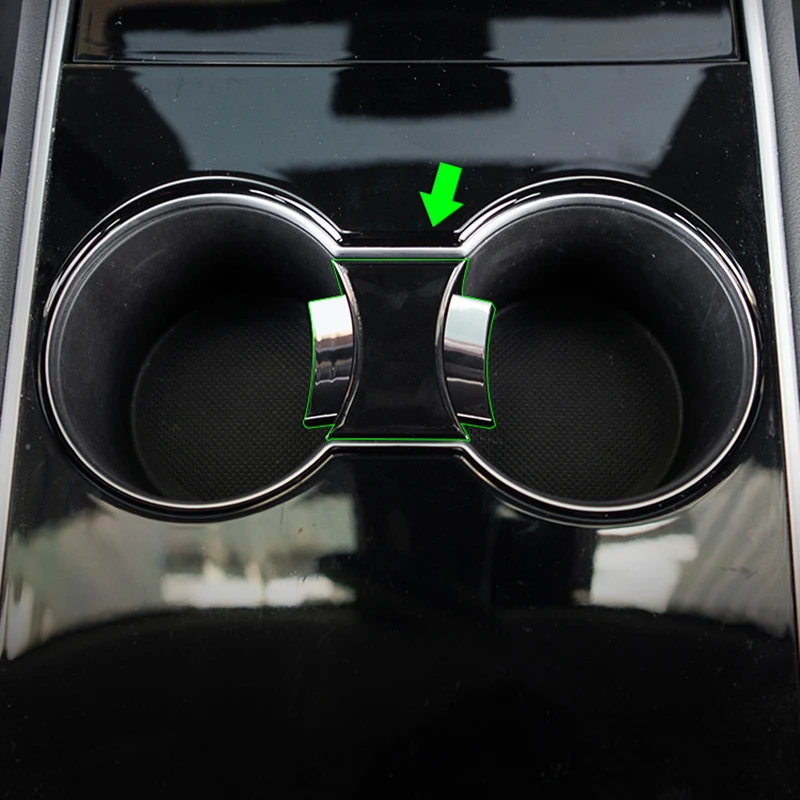 Автомобильный зажим ограничитель для чашки воды ABS Tesla Model 3 2017 2019 автомобильный