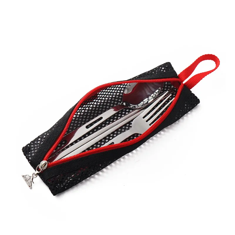 Набор посуды из трех предметов портативная посуда нержавеющей стали для отдыха