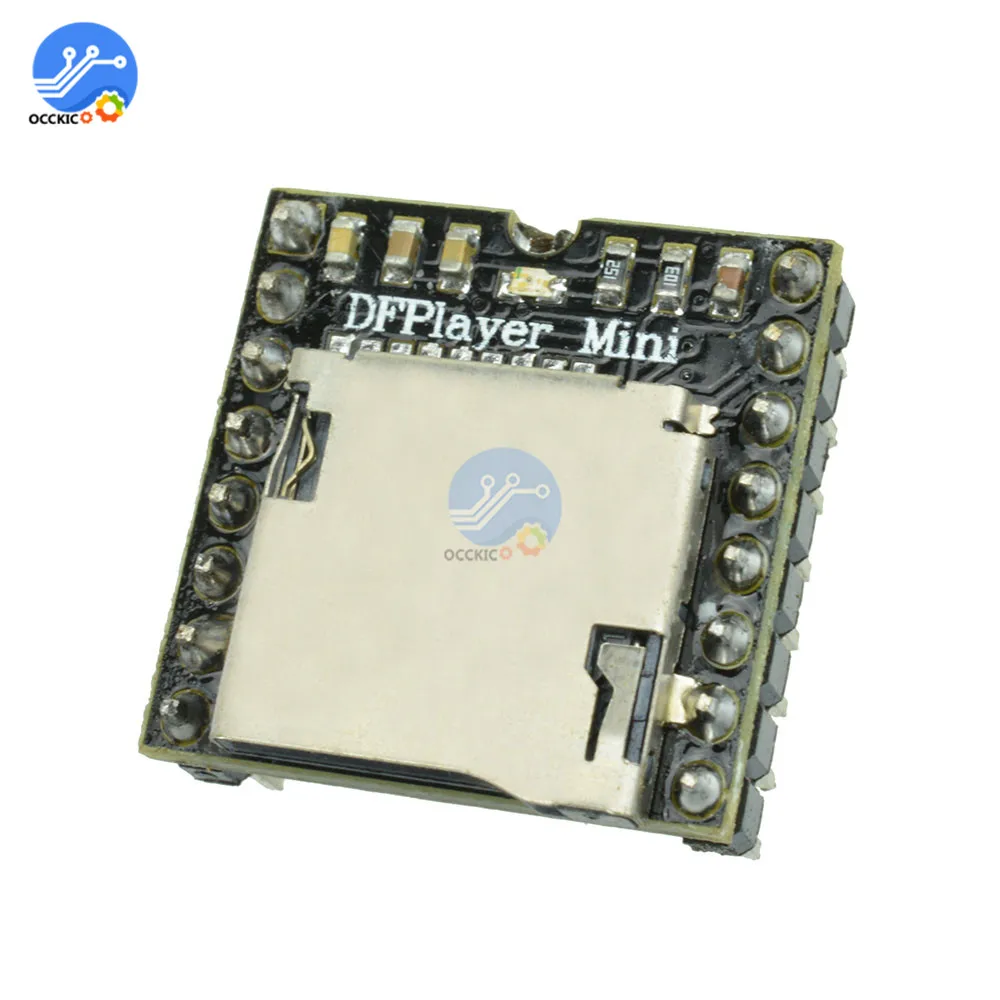 MP3 DF плеер модуль DIY Kit аудио звуковой динамик декодирующая плата для Arduino Sup порт ing TF карта u-диск IO/последовательный порт/AD
