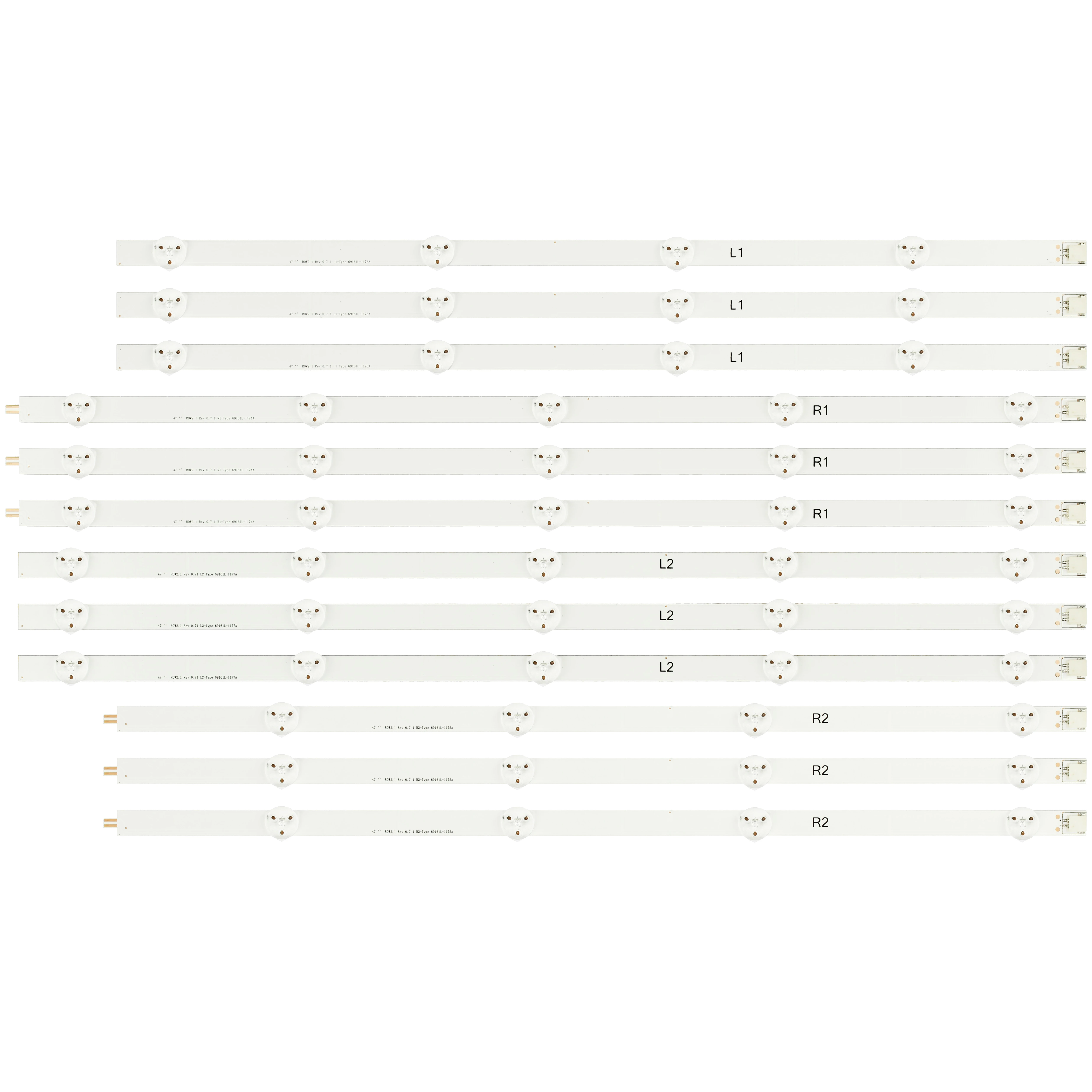 Светодиодный Подсветка лампа подсветка полосы 9 светодиодный s для LG 47 &quotЖК
