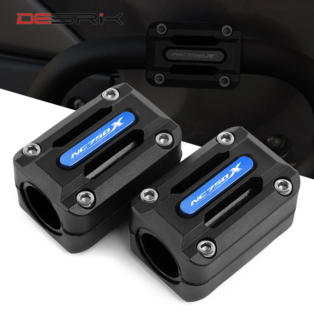 

For Honda NC 750X NC 750 X NC750X 2014 - 2022 Motorcycle Engine Crash Bar Protection Bumper Decorative Guard Block Protector