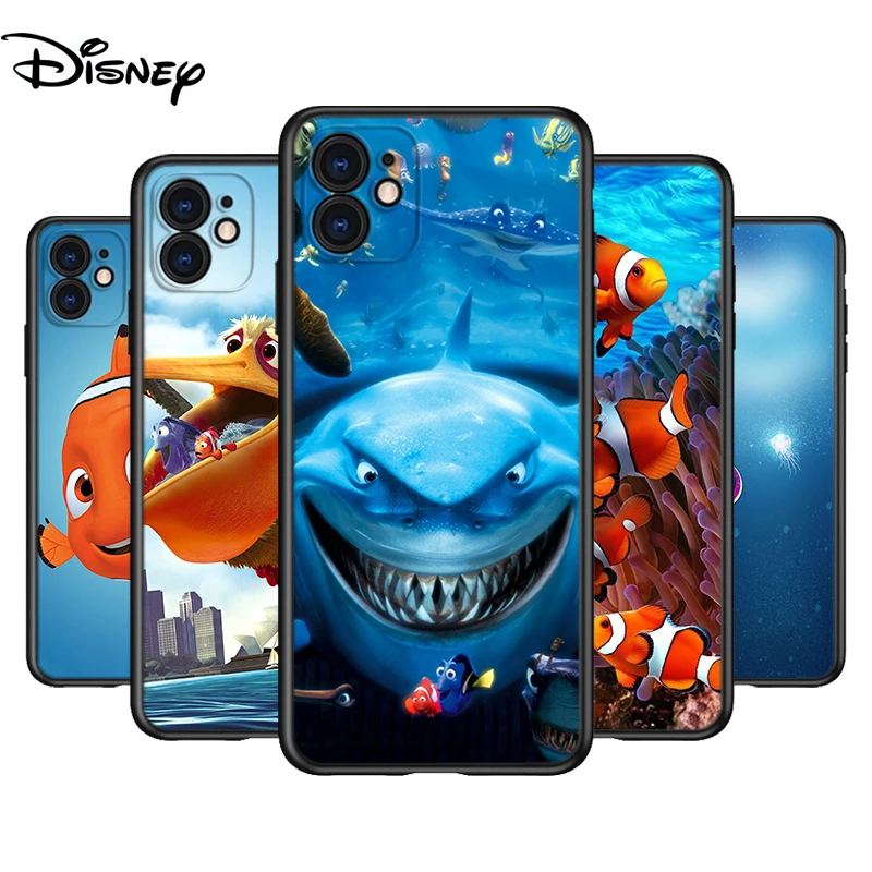 Силиконовый чехол футболки с рисунком из мультфильма В поисках Немо рыбы для Apple