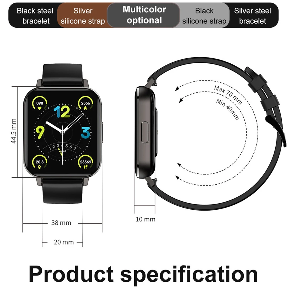 

2020 New Ecg Smart Watch Men Hd Large Screen 24 Hours Heart Rate Monitoring IP68 Waterproof Women Smartwatch For Android IOS