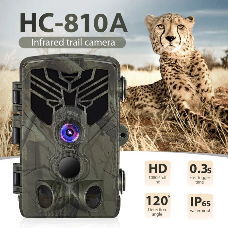 HC-810A 16MP 1080P Outdoor Hunting Wildlife Tracking Camera Sports Night Vision Camera Infrared Thermal Imager