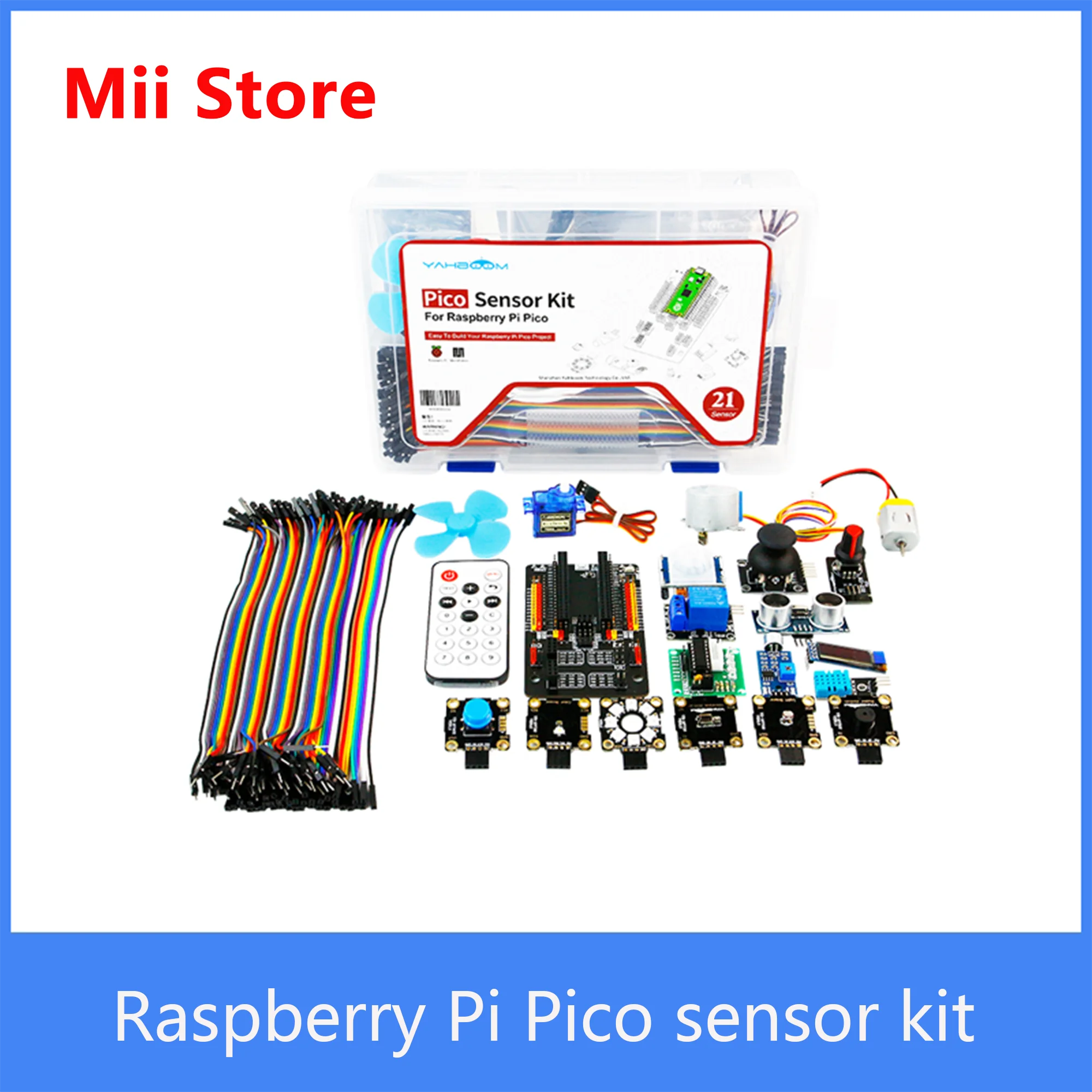 Yahboom educational sensor kit for Micropython  programming design for  Raspberry Pi Pico