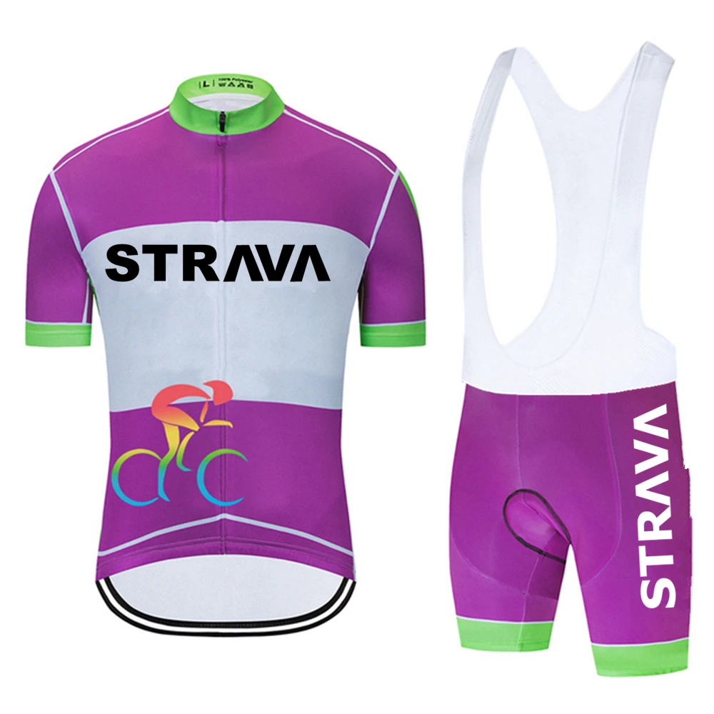

Cycling Jersey Set 2021 Breathable Bicycle Clothing ciclismo Clothes Summer Man Short Sleeve Sports Cycling kit Camisas Strava
