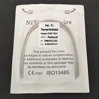 5 packs thermal activated niti arch wire natural form 50 pcs dental orthodontics bows