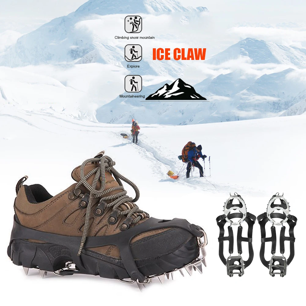 

2 шт., шипы для альпинизма, 18 зубьев