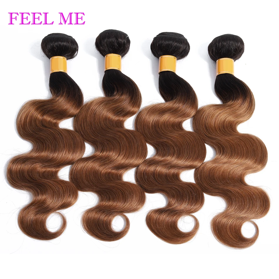 Чувствовать себя мне объемная волна индийские волосы переплетения пряди 1b/30 два