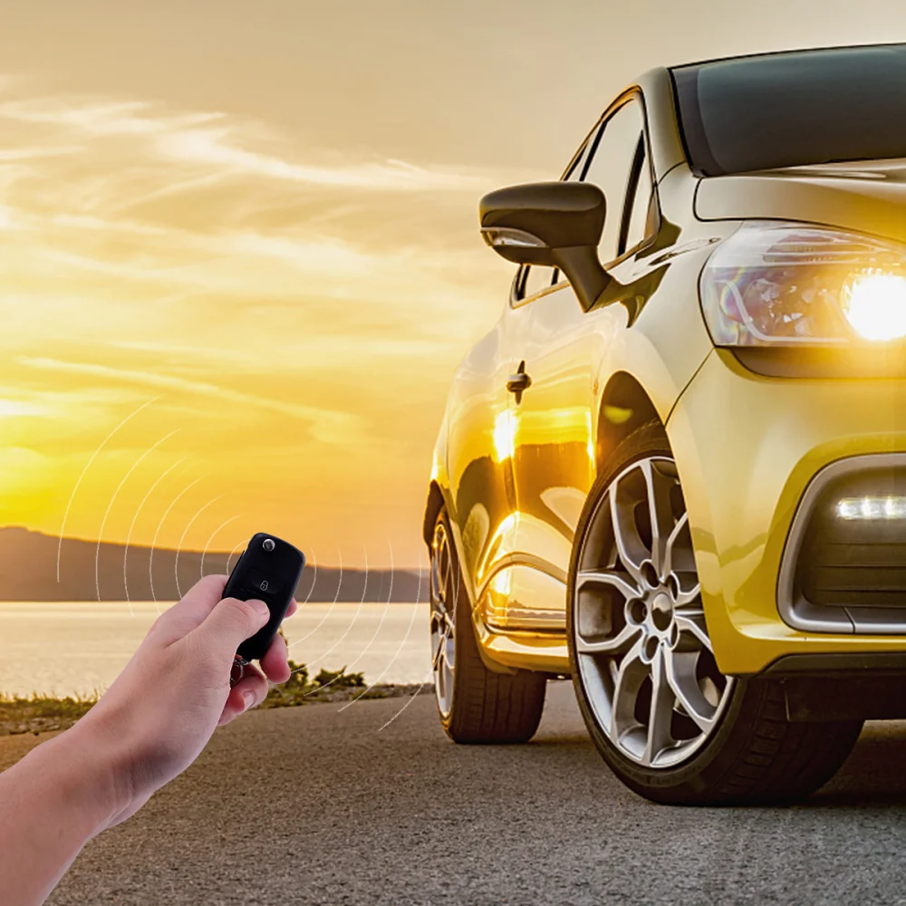 Противоугонная Автомобильная сигнализация с бесключевым входом Дистанционная