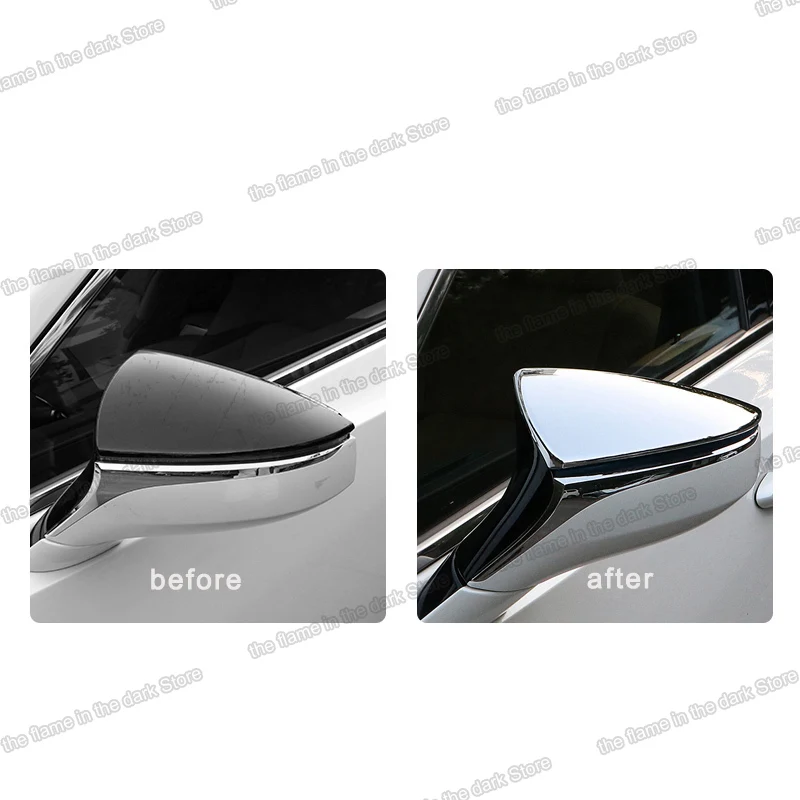 

Lsrtw2017 for Lexus ES ES200 ES260 ES300h Car Rearview Cover Trims Anti-scratch Protector Interior Mouldings Accessories