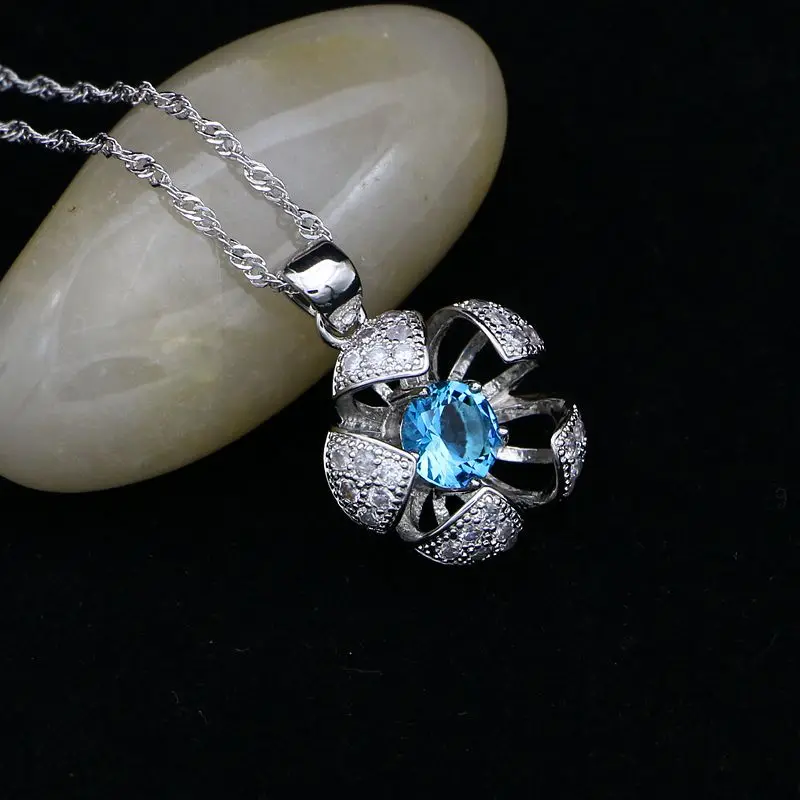 Женский ювелирный комплект из колье браслета и серёг серебро 925 пробы | Украшения