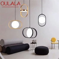 oulala nordic pendant light postmodern creative design led lamp fixtures for home decorative living room