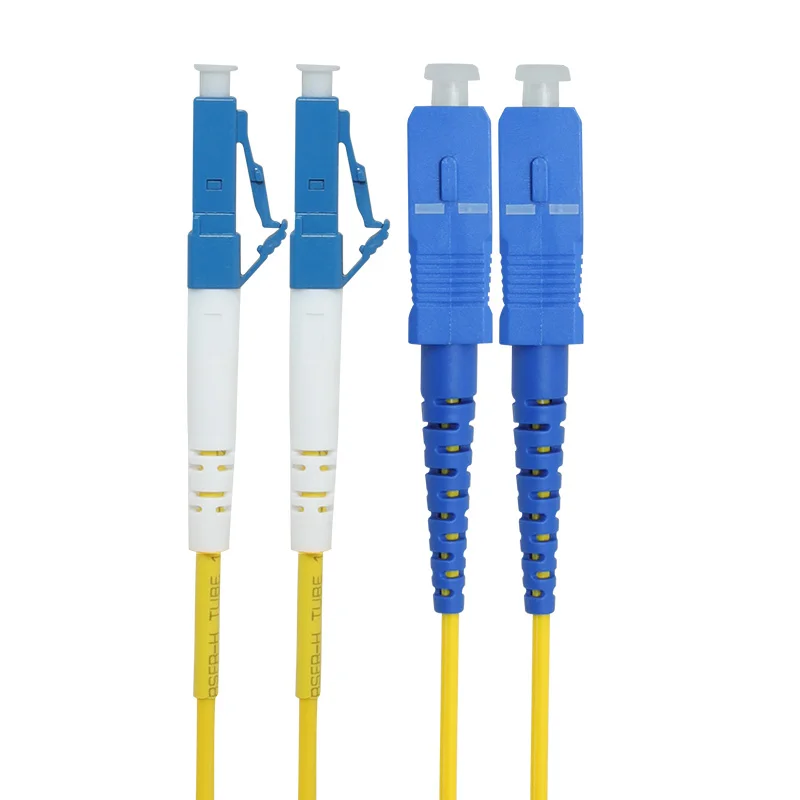 10 шт. SC/UPC-LC/UPC однорежимный двухъядерный волоконно-оптический патч-корд simplex Jumper