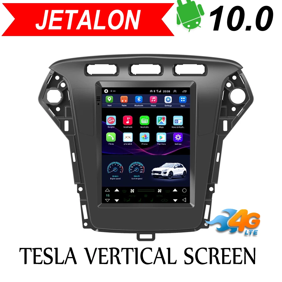 Смарт навигатор Jetalon 4G для Ford Mondeo 2011 2013 стерео Android Автомобильный GPS вертикальное