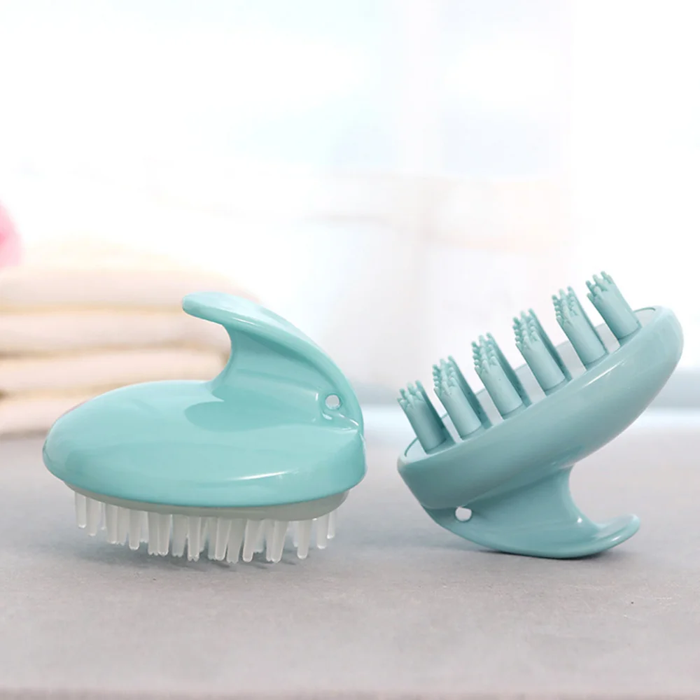 

Hair Scalp Brush Silicone Shampoo Brush Scalp Massager Brush with Handle