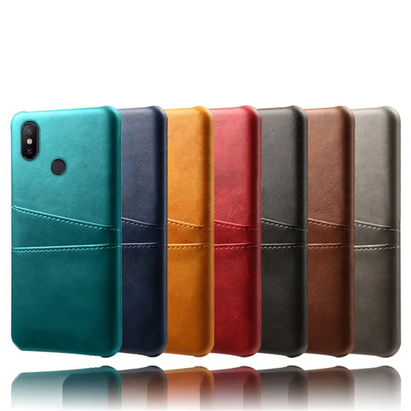 BONVAN Роскошный кожаный чехол для Xiaomi Mi A1 A2 A3 Жесткий Чехол Mix 2s 3 Max Ретро Держатель