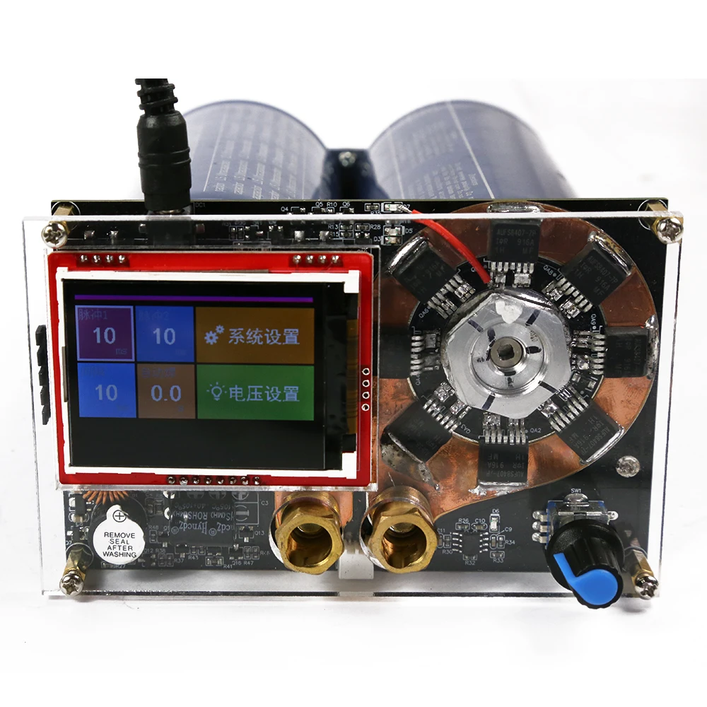 Сварочный аппарат конденсатор для точечной сварки 5 4 В светодиодный цифровой