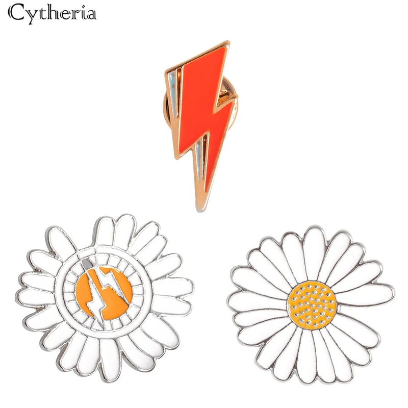 Женская эмалированная Брошь В Виде Цветка|Броши| |