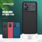 Чехол для Realme GT NEO 2 5G, чехол Nillkin Camshield слайд-камера, Ультратонкий Жесткий матовый чехол для Realme GT NEO 2, задняя крышка