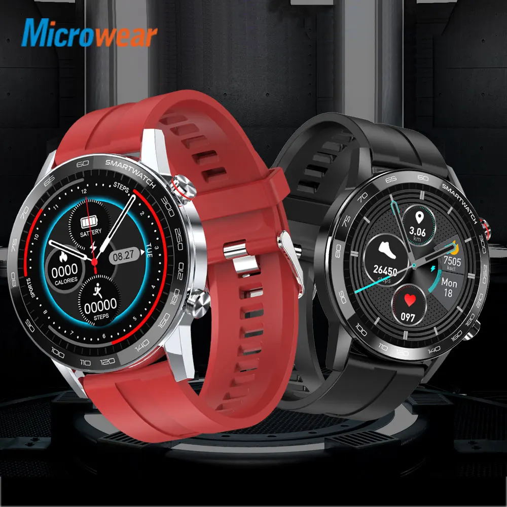 циферблаты для часов своими руками Оригинальные Смарт-часы Microwear L16 мужчин IP68