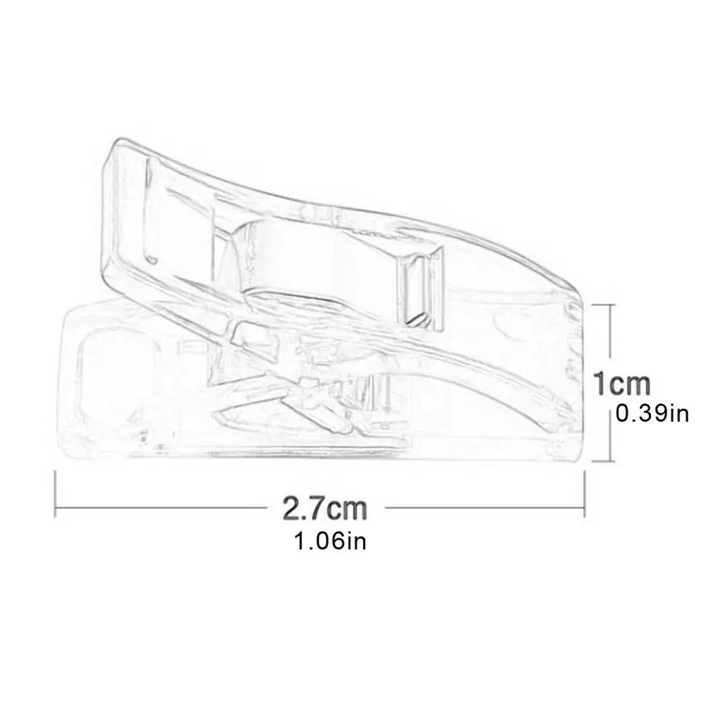 

Plastic Clip Strong Edging Clip Axe Clamp PS Bumpy Fixed More Firmly Pin Replacement New Patchwork Sewing Clip