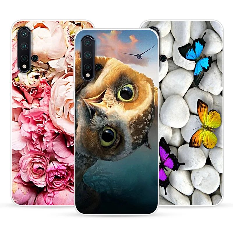Мягкий ТПУ чехол для телефона huawei Nova5 сумки Pro pro Capa |