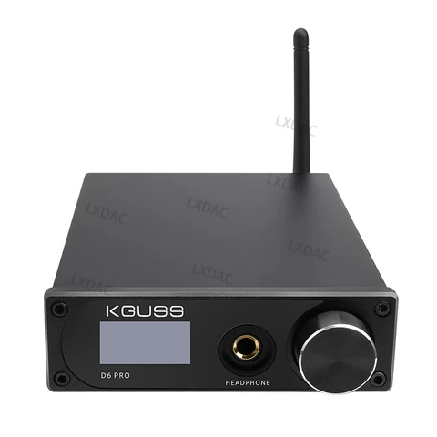 KGUSS D6 Pro нанимает USB-усилитель для наушников DAC 600Ohm Amp для наушников ESS9038K2M Bluetooth 5,0 LDAC XMOS DSD512 для аудиофилов