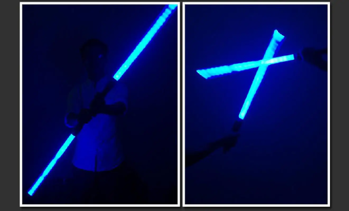 2 шт./компл. световой меч Luninous Пластик лазерный реквизит Книги об оружии Косплэй