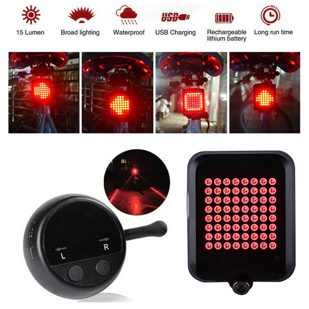 Светильник для велосипеда индикатор направления задсветильник Предупреждение