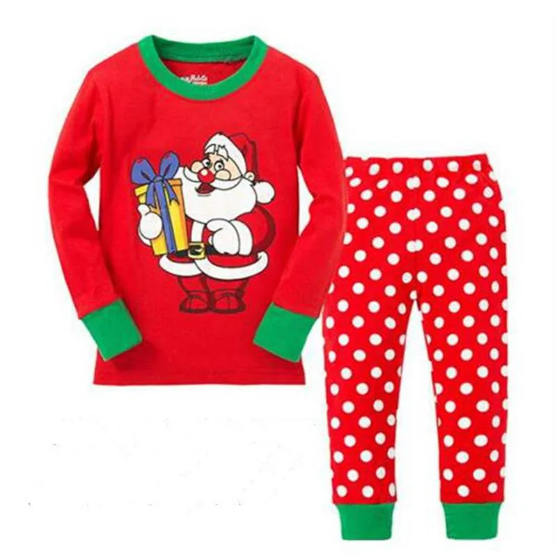 Детские пижамные комплекты из 100% хлопка детские пижамы для мальчиков от 2 до 7 лет