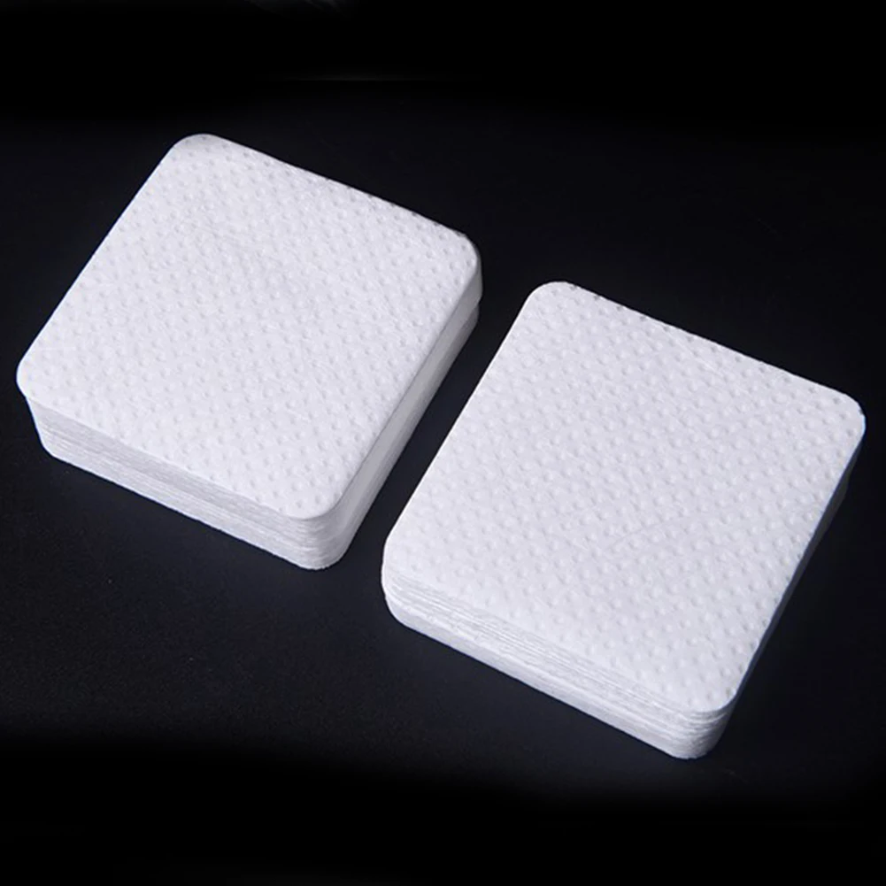 Салфетки хлопковые безворсовые для удаления клея с ресниц 100 шт. | Красота и