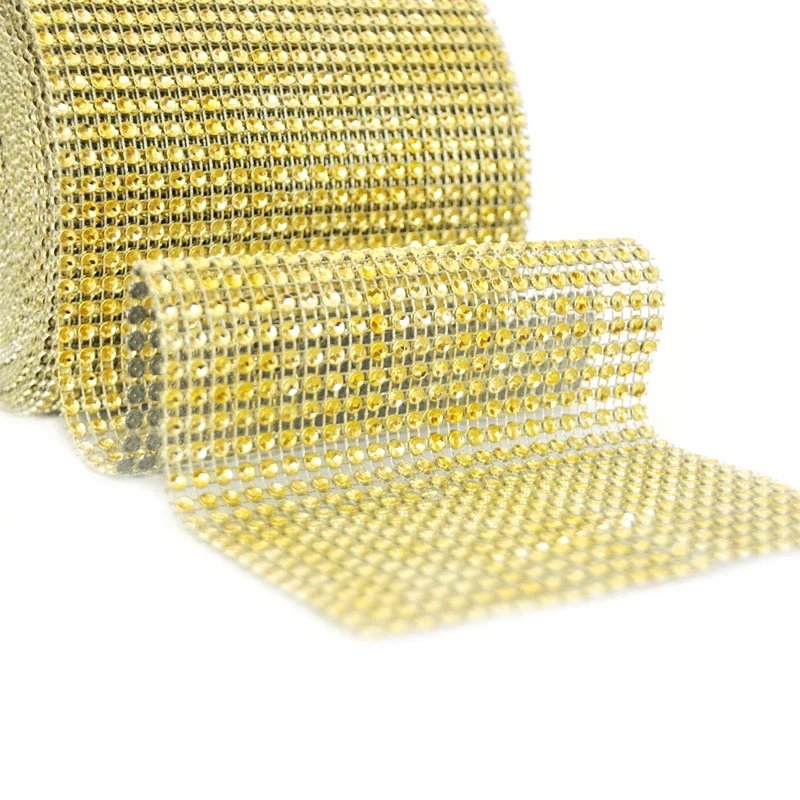 Свадебное украшение лидер продаж 1 ярд/90 см блестящая сетчатая лента с