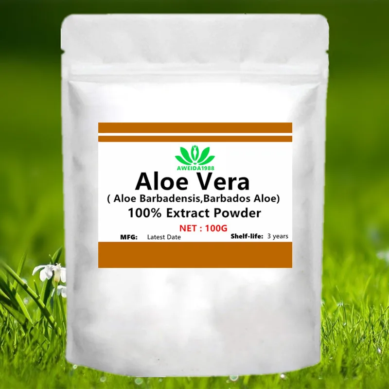 50-1000g Aloe vera Extract Powder barbadensis var chinesis barbados aloe aloes Anticancer Beauty effect | Красота и здоровье