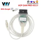 Автомобильный диагностический сканер VCP 5.5.1 FTDI CAN BUS UDS K-line VAG CAN PRO VCP Pro OBD OBD2