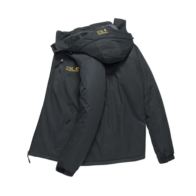 Зимняя походная куртка Мужская Флисовая утепленная парка ветрозащитная